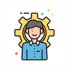 boy with a speech bubble