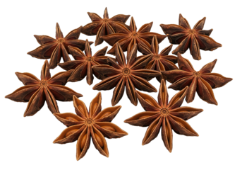 Star Anise Spice Aromatic, Dried, Brown, Fragrant, Culinary, Eight Pointed, Natural, Flavorful, Seeds