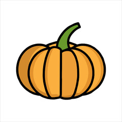 pumpkin isolated on white