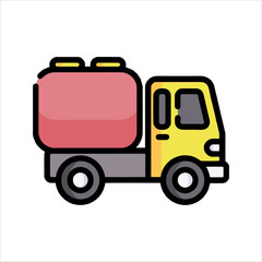 vector illustration of a truck