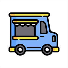 toy truck isolated on white