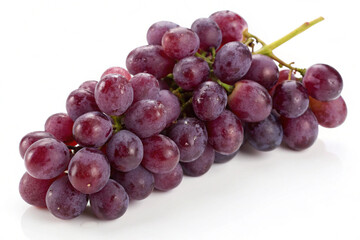 Fototapeta premium red grapes isolated on white