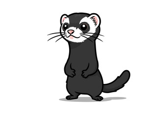 A Cheerful Cartoon Beaver Smiles While Carrying A Log With Two More Logs Stacked Nearby In The Water Rendered In A Clean Vector Style Showcasing Its Industrious Nature And Cartoonish Charm