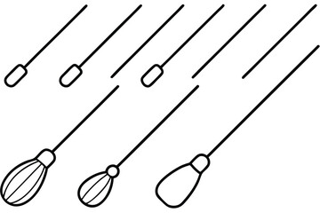 Doppler Probes for Diagnosis Line Art
