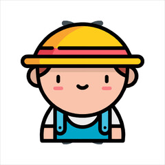 builder with a shovel