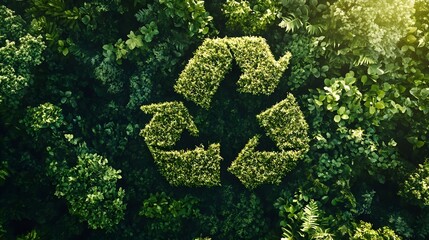 Green and sustainable development in the business sector, showcasing upward arrows symbolizing the growth and positive impact of environmental, social