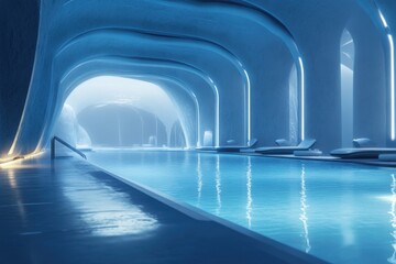 Adventurous hikers discover hidden waterfall national park photography nature aerial view exploration