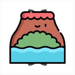 vector illustration of a mirror