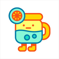 funny cartoon robot