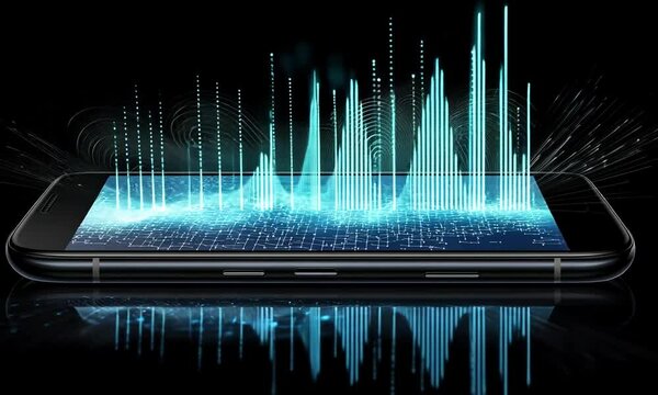 abstract technology background with binary code
