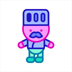 funny cartoon superhero