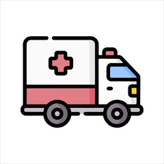 ambulance car icon