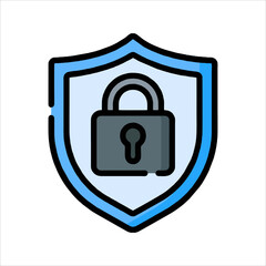 lock icon vector illustration