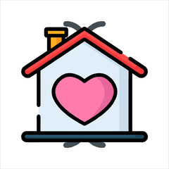 house and heart