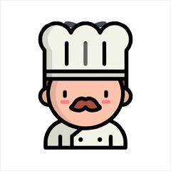 funny cartoon chef