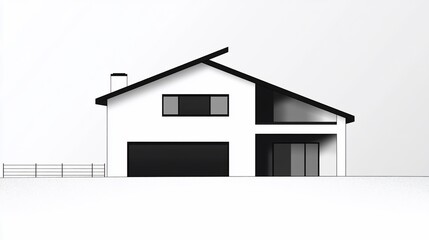 Modern house blueprint