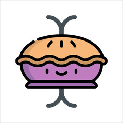 hamburger on white background