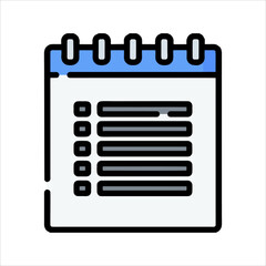 clipboard icon vector illustration