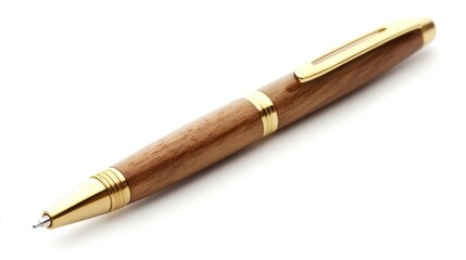 Fototapeta premium Wooden ballpoint pen
