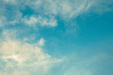 Cloudy Blue Sky Background