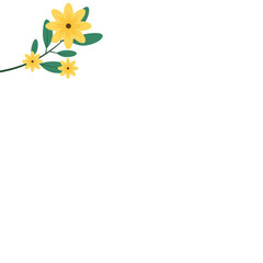 Leaves Sunflower Decoration