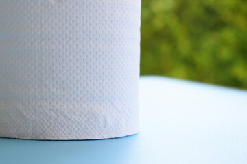 white paper tissue on table, sanitary in home