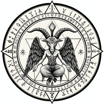 satanic symbol illustration