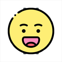 Fototapeta premium happy smiley face