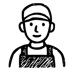 Hand Drawn Mechanic Illustration