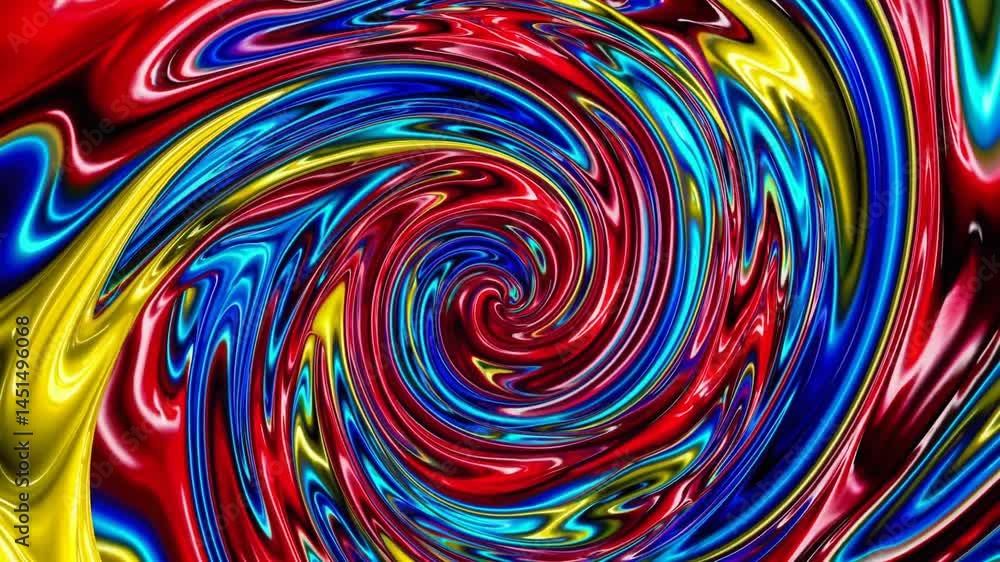 Poster a vibrant swirl of colors in a mesmerizing pattern creates an eye-catching abstract design. perfect 