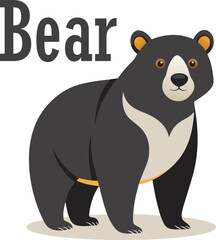 Fototapeta premium panda bear vector illustration