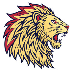 Lion Head Adobe Illustrator Artwork