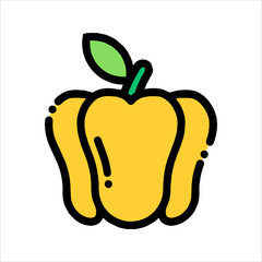 vector illustration of an apple