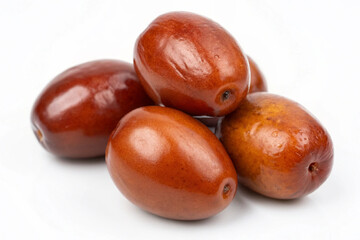 Obraz premium Jujube on a white background