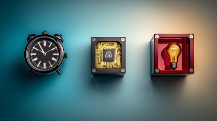 Clock, Chip, Lightbulb -  Ideas