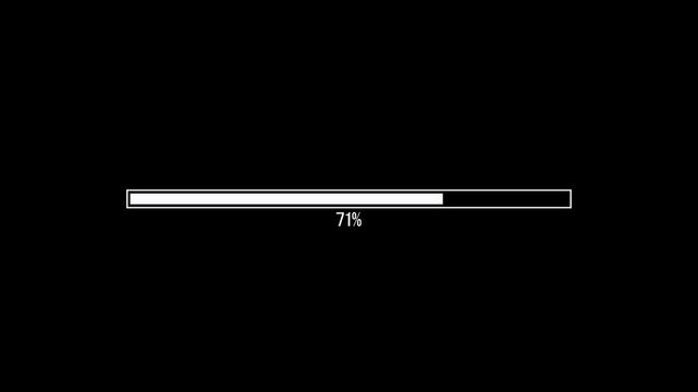 Smooth Loading Bar Animation &ndash; After Effects Preset 1-100% Progress Bar with Color Transition | AE Template