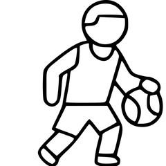 Basketball Player Icon