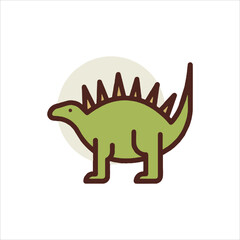 tyrannosaurus dinosaur vector illustration