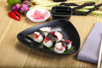 Japanese cuisine - sushi with octopus