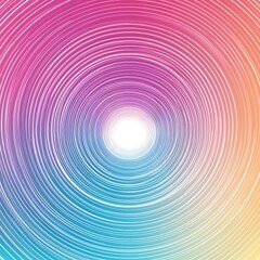 Fototapeta premium Abstract Spiral in Vibrant Hues: A mesmerizing image that presents a spiraling, circular design of abstract art form radiating a spectrum of colors in a mesmerizing and engaging illustration.