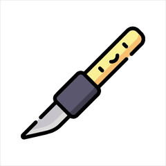 knife isolated on white