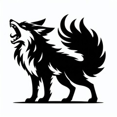 Fototapeta premium wildlife animals silhouettes