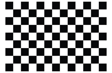 Fototapeta premium Black and white checkerboard pattern background. Classic black and white checkerboard pattern with high contrast and geometric design, 