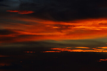 Fototapeta premium red sunset sky