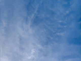 cloudy blue sky view in the morning