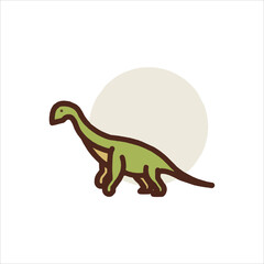 dinosaur toy isolated on white