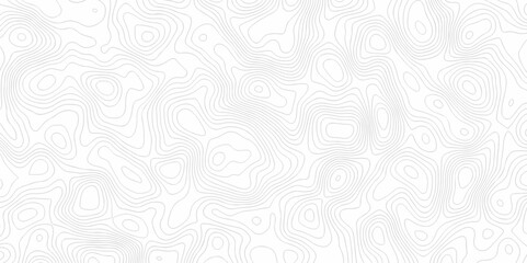 The location modern vector topo map creative discovery White wave spiral grid stripe line map topography. vector geographic contour mounted map discovery background.	