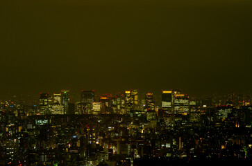 東京駅,丸の内界隈の夜景