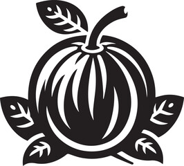 A Guava Fruit Vector Art Illustration EPS File
