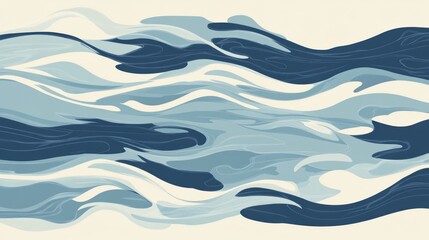 Abstract Flowing Water Pattern